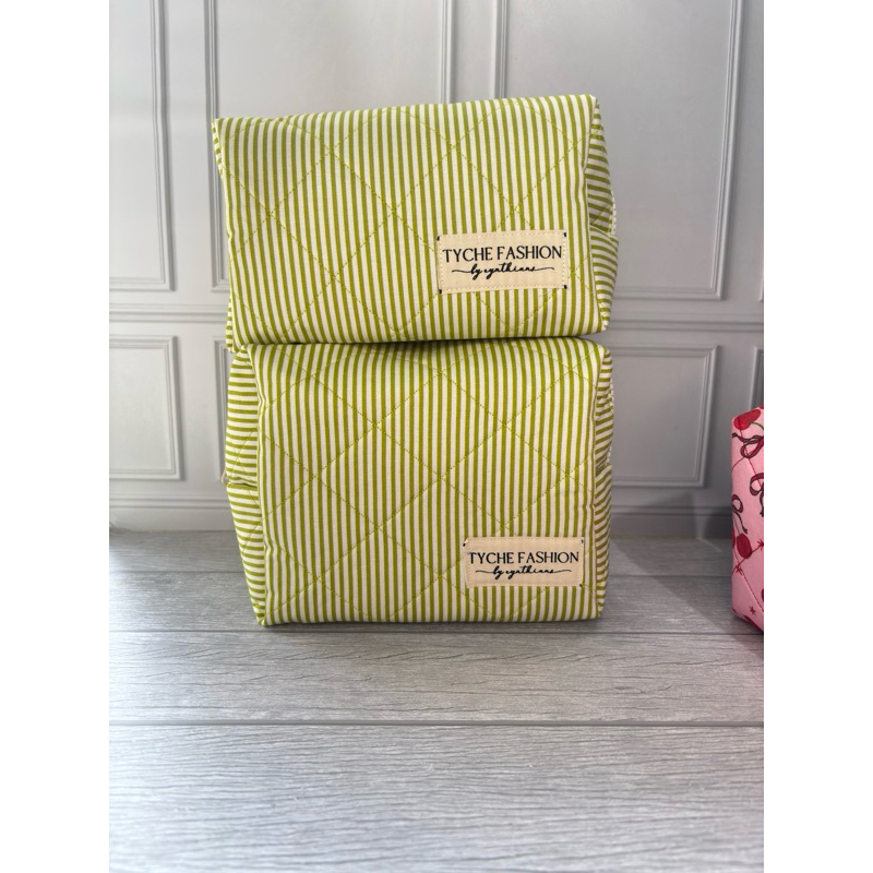 TYCHE - POUCH MAKEUP GREENLIME