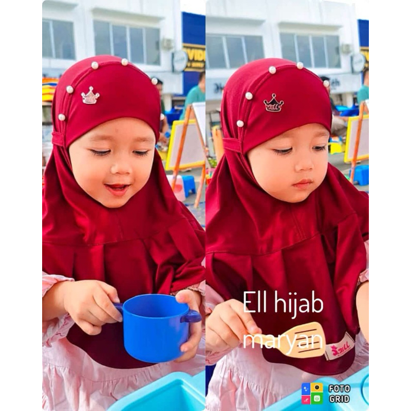 ELL HIJAB MARYAM // HIJAB ANAK MARYAM BY ELL HIJAB // HIJAB BABY MARYAM // KERUDUNG BAYI MARYAM BY E