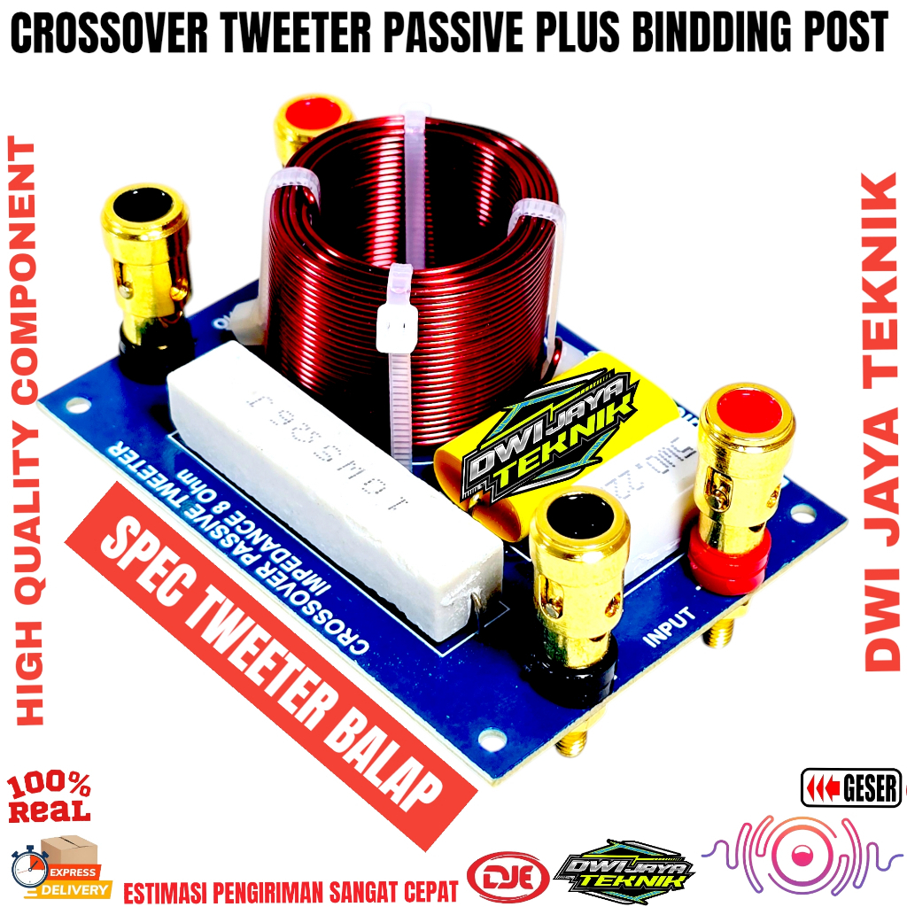 Crossover Tweeter Pasif Spec Balap DJE.02