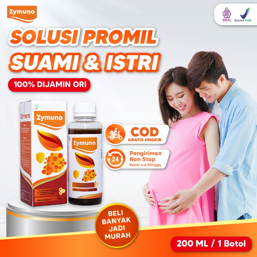 GROSIR ZYMUNO Madu Original Bantu Promil Suami Istri 100% Asli
