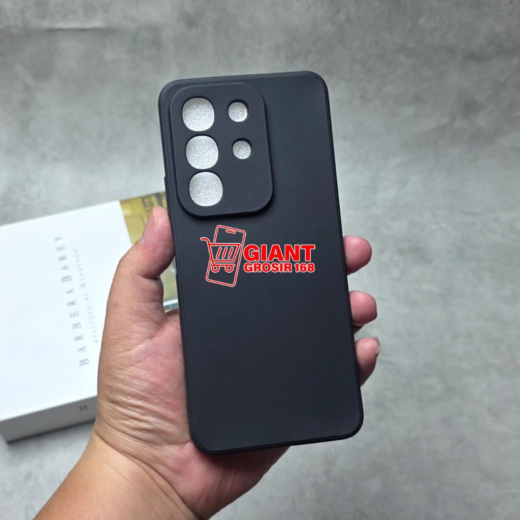 VIVO Y29 4G CASE MACARON BLACK SILICON BLACK VIVO Y29 4G