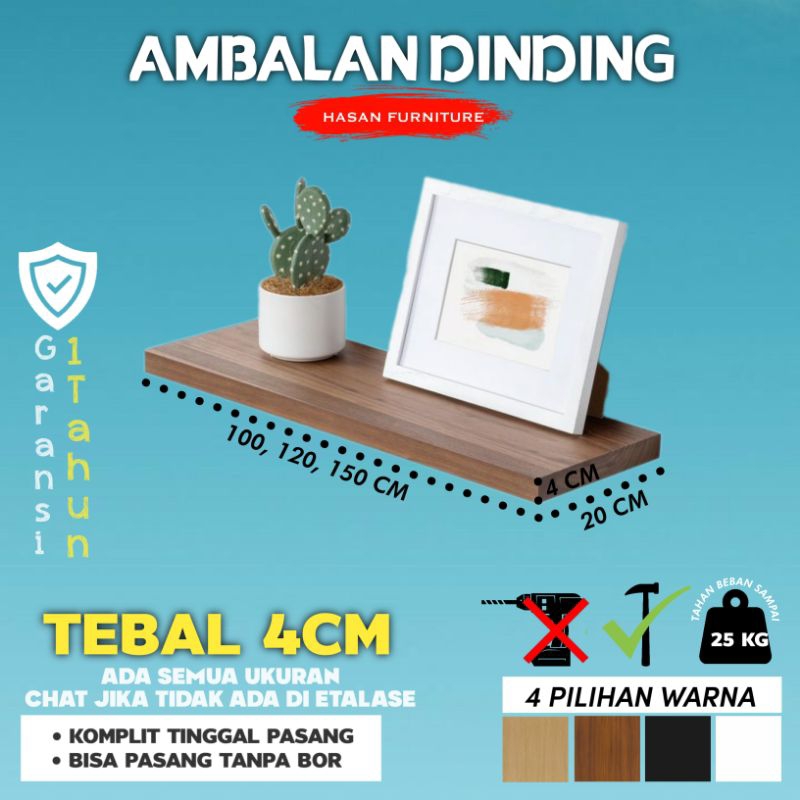 ambalan dinding minimalis panjang 120 tebal 4 cm rak ambalan dinding tv minimalis .rak ambalan dindi