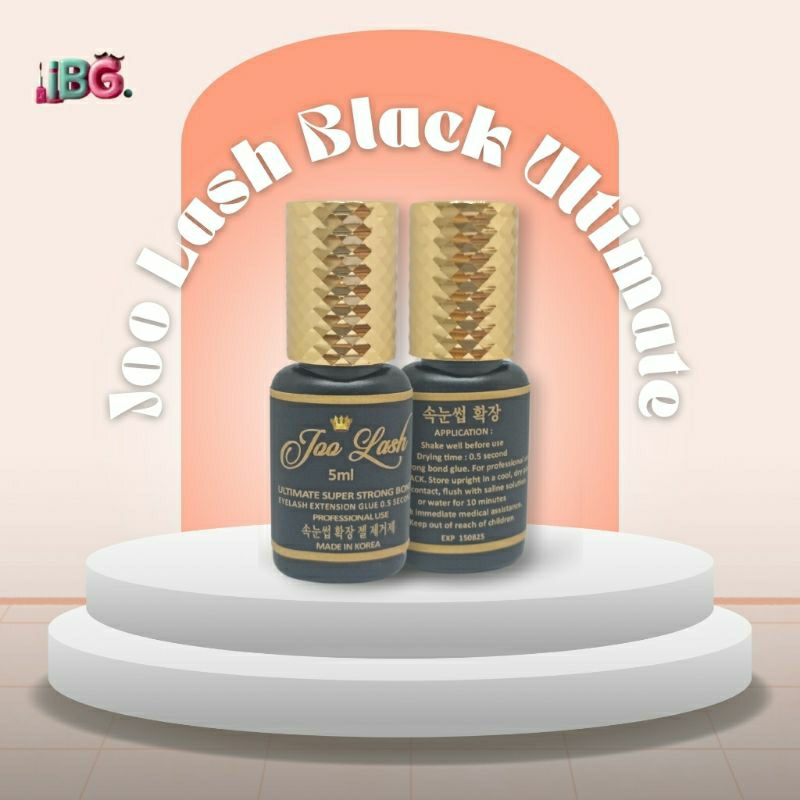 Joo Lash Black Ultimate Super Strong Bond Glue Eyelash Extension / Lem Bulumata Paling Kuat