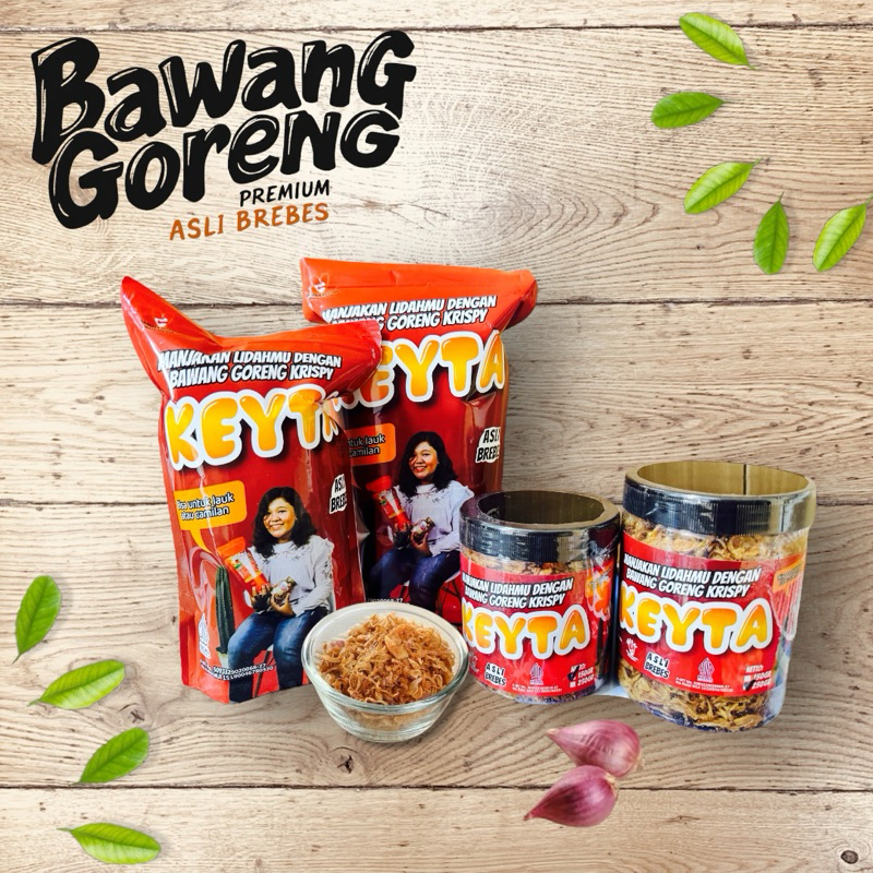 

Bawang Goreng Keyta Asli Brebes 150 gram