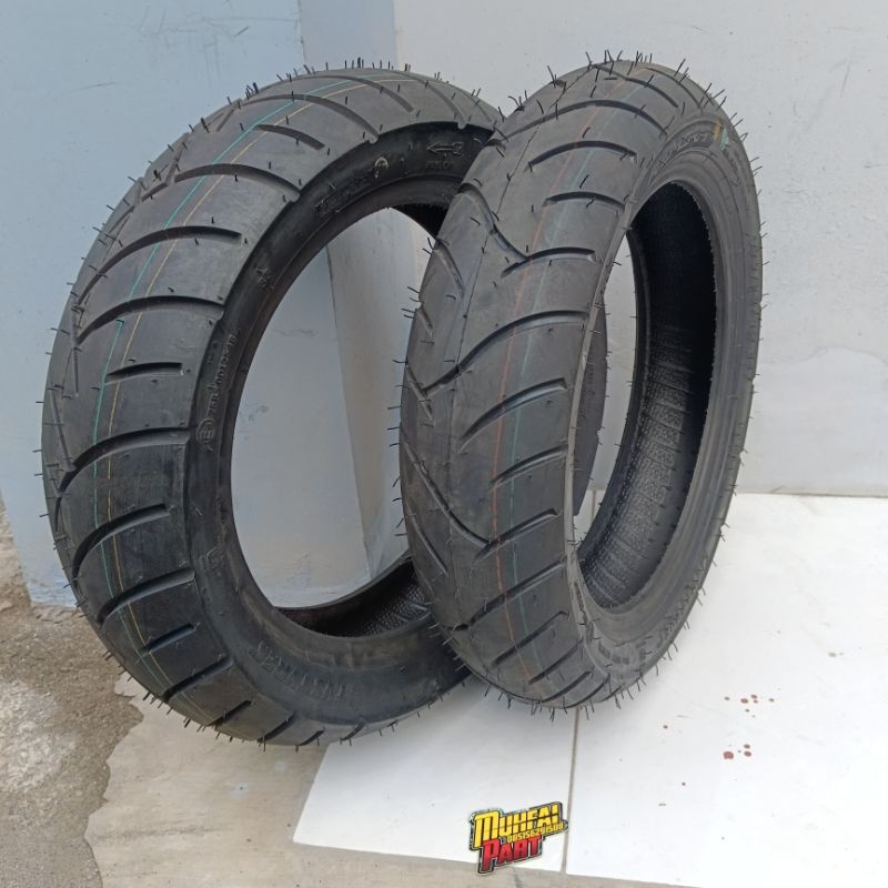 Promo Sale Ban Donat 1Set Tubeles 100/80-12 & 110/80-12 TVS Baru 100 80 Ring 12 Dan 110 80 Ring 12