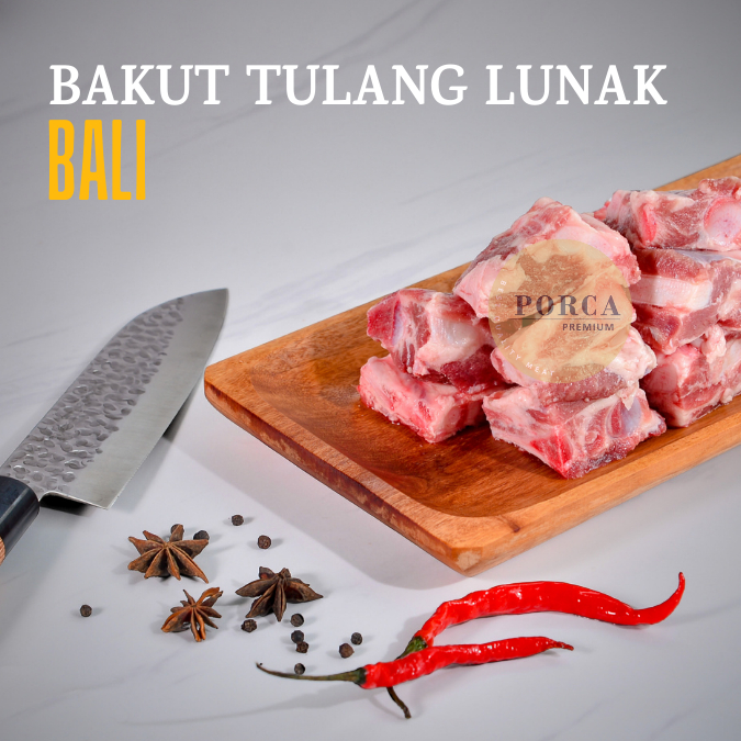 

Iga Babi Potong Bakut Tulang Lunak Pork Ribs Cut Bali