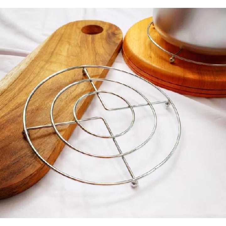 Tatakan Panci / Strika Stainless Besar