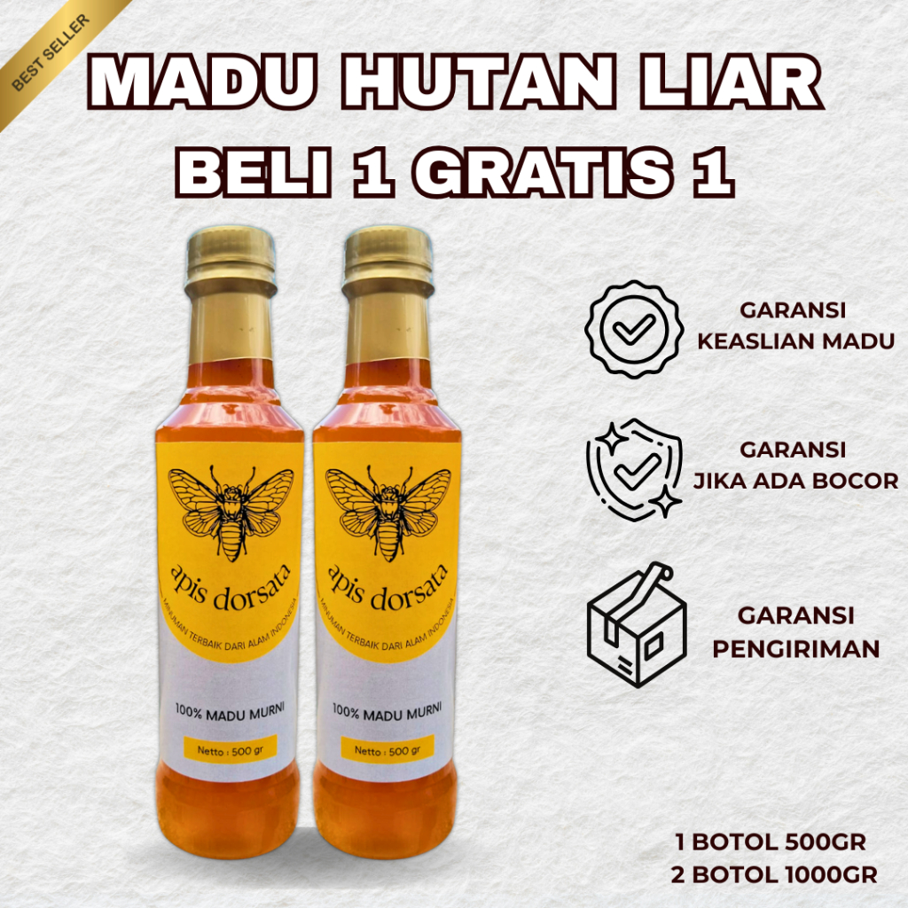 

madu hutan liar/madu hutan asli 100% tanpa campuran