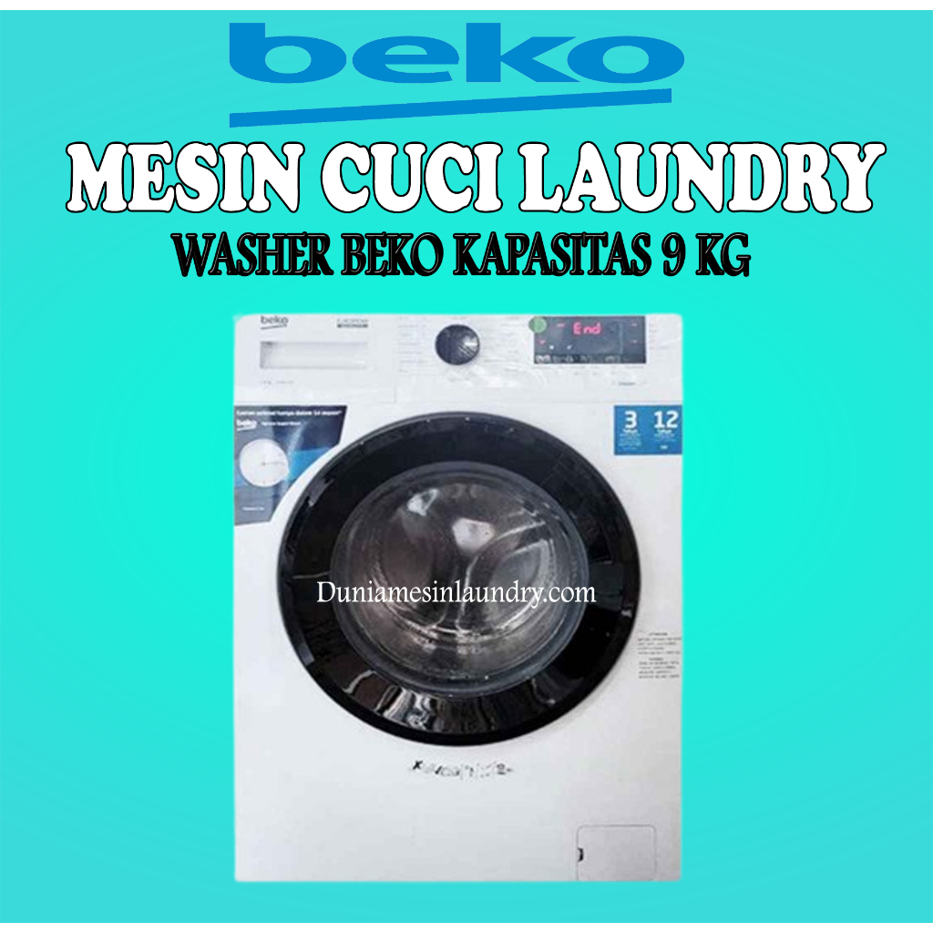 Jual Mesin Cuci Laundry Beko Front Loading Kapasitas 9 Kg