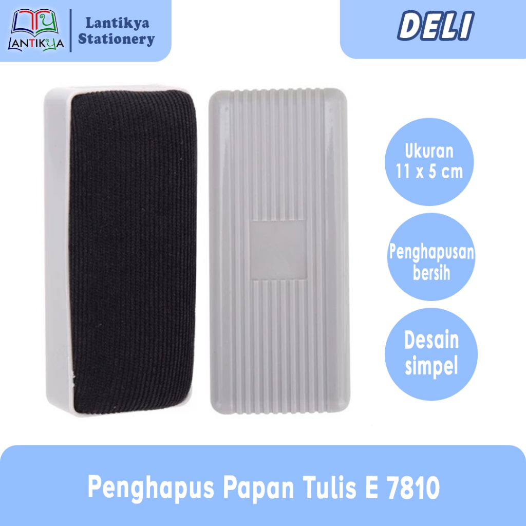 

Deli Penghapus Papan Tulis Kualitas Tinggi / Whiteboard Eraser E 7810