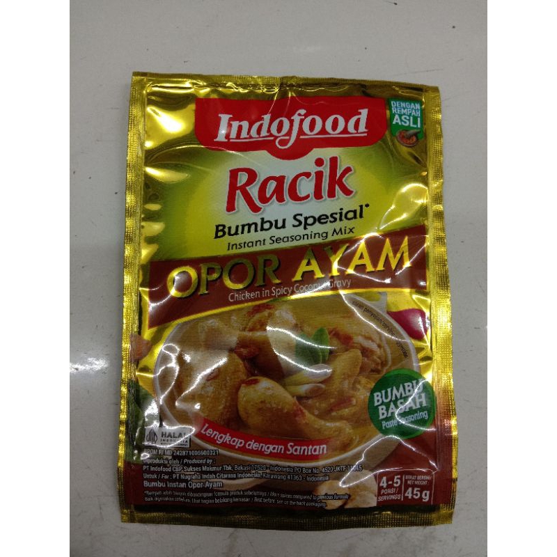 

Indofood Racik Bumbu Opor Ayam 45gr