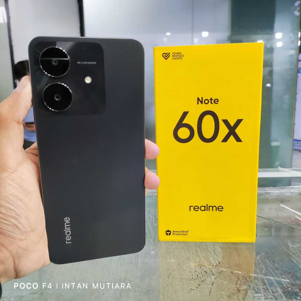 Realme Note 60X Ram 4/64GB | Ram 4/128GB Bekas Original