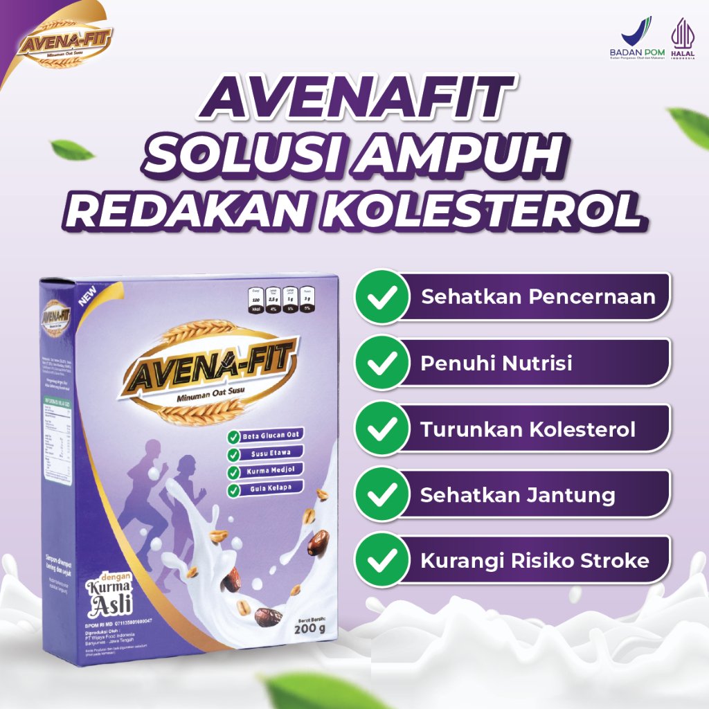

Avenafit Susu Oat Sereal Sehat Sehatkan Jantung dan Redakan Kolesterol Jahat