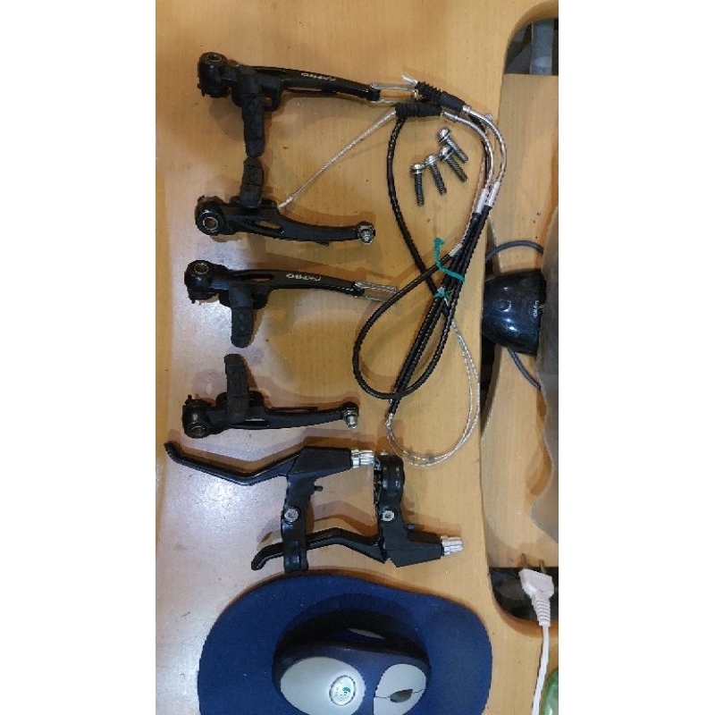 rem Tektro V- brake plus handle depan belakang