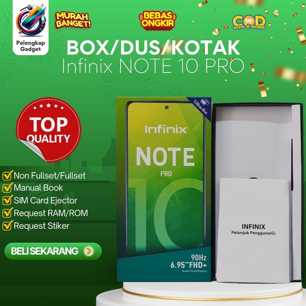 

BOX/DUS/KOTAK Infinix NOTE 10 PRO