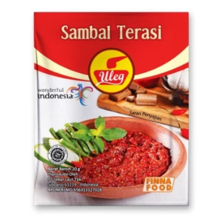 

SAMBAL TERASI ULEG SACHET / 1PACK ISI 10 PCS