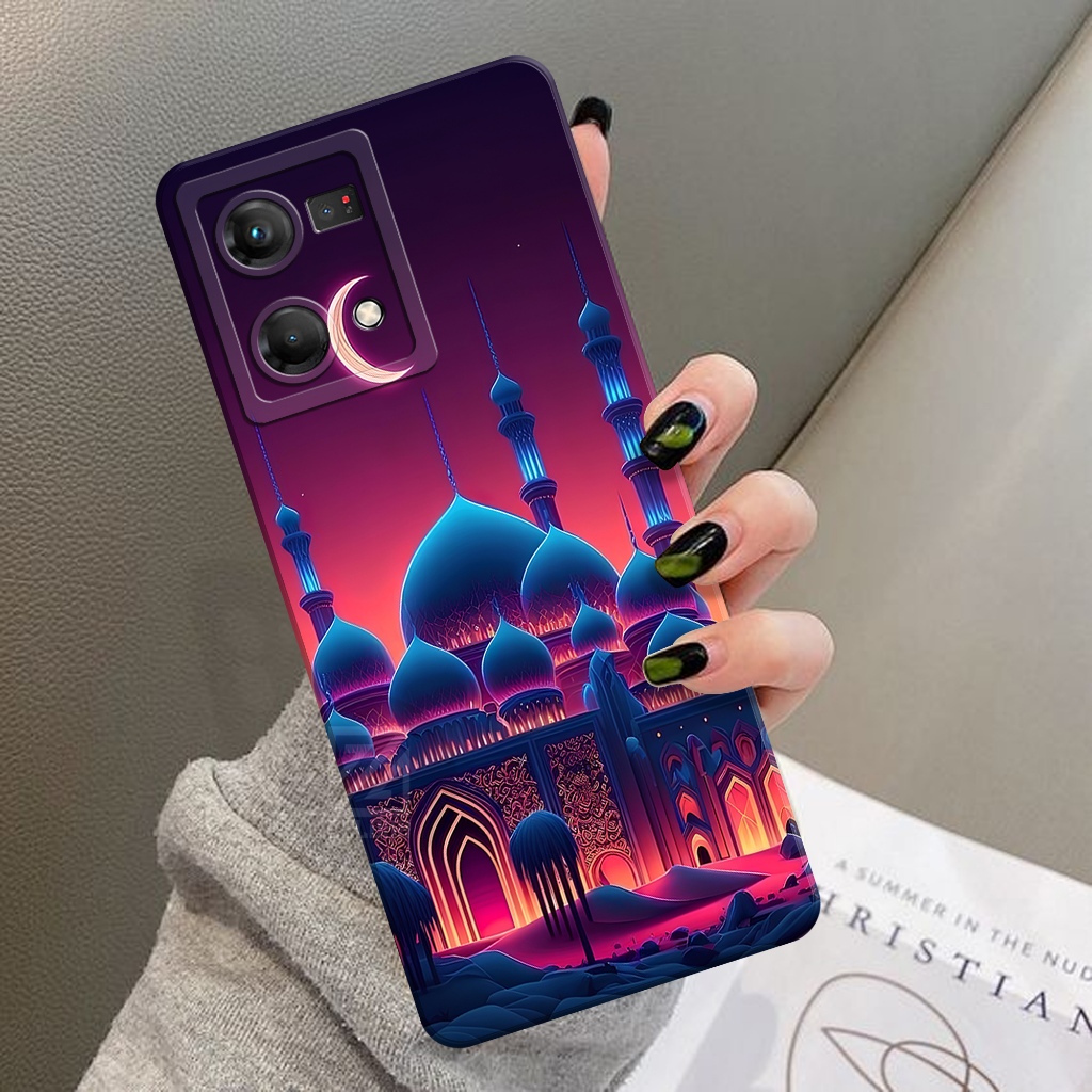 Case Oppo Reno 7 4G - Fashion Case Masjid - ZELORA - Sofcase Oppo Reno 7 4G - Casing Oppo Reno 7 4G 