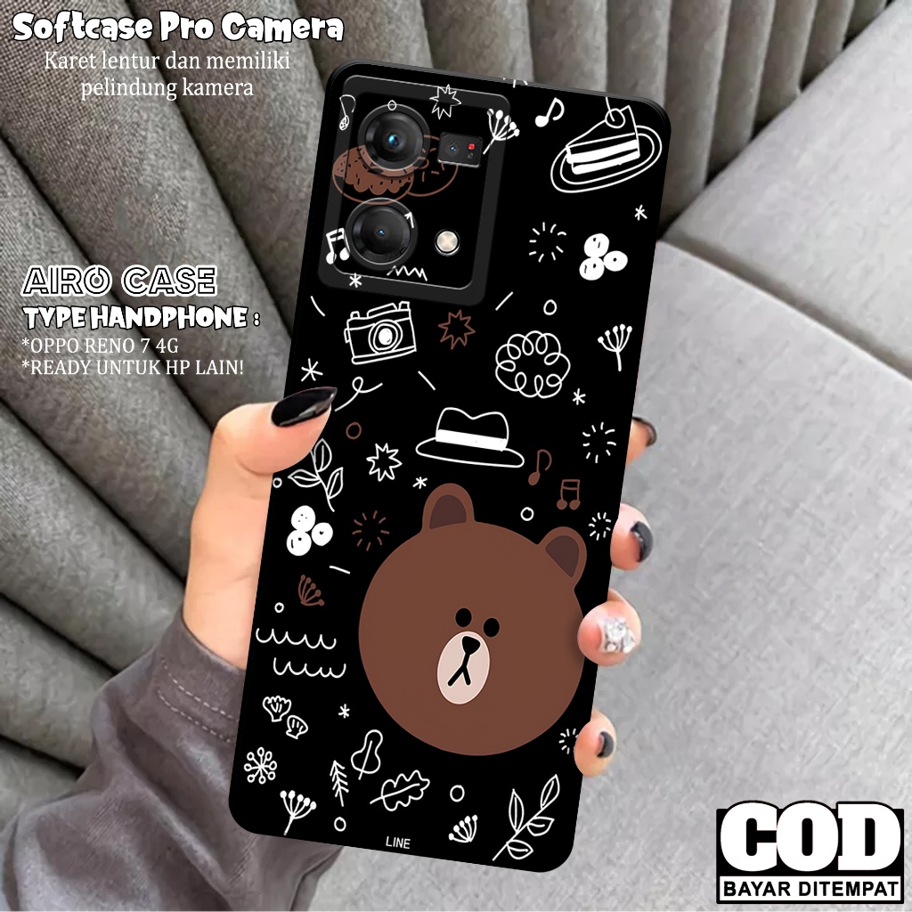 Case OPPO RENO 7 4G - Softcase OPPO RENO 7 4G - Fashion Case KARTUN - Casing OPPO RENO 7 4G - Softca