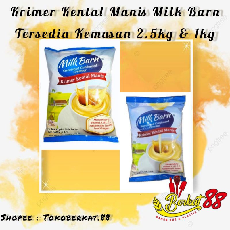 

KRIMER KENTAL MANIS MILK BARN KEMASAN 2.5KG & 1KG