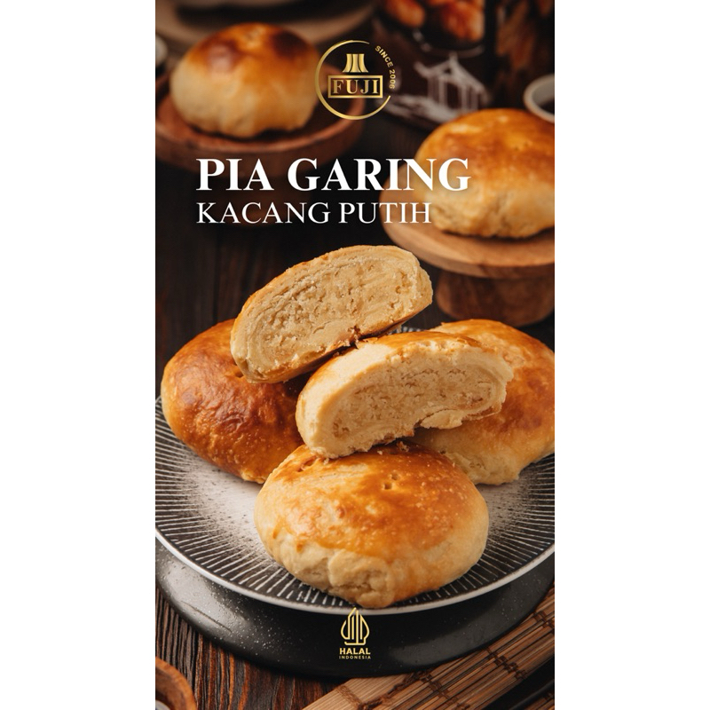 

Pia Garing Kacang Putih