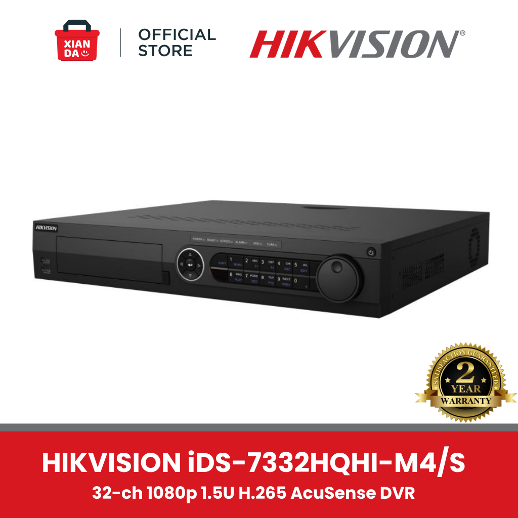 iDS-7332HQHI-M4/S - HIKVISION DVR 32CH ACCUSENSE 4 SLOT HDD 1.5U ORIGINAL CAMERA GARANSI RESMI DISTR
