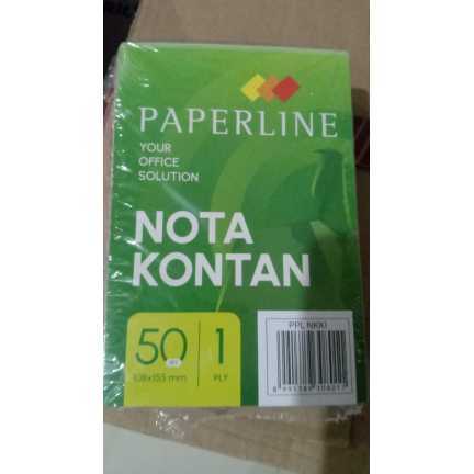 

Nota Kontan 1 Rangkap / 1 Ply Kecil Excelindo isi 50 Lembar Buku Nota Kontan, buku bon
