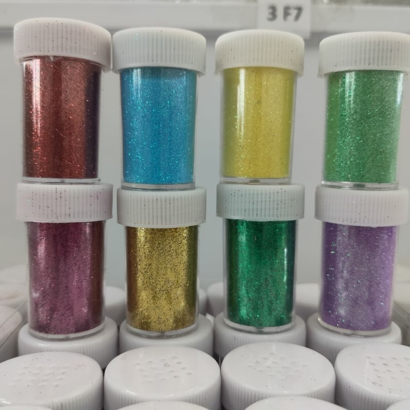 Gliter Bubuk Warna-Warni