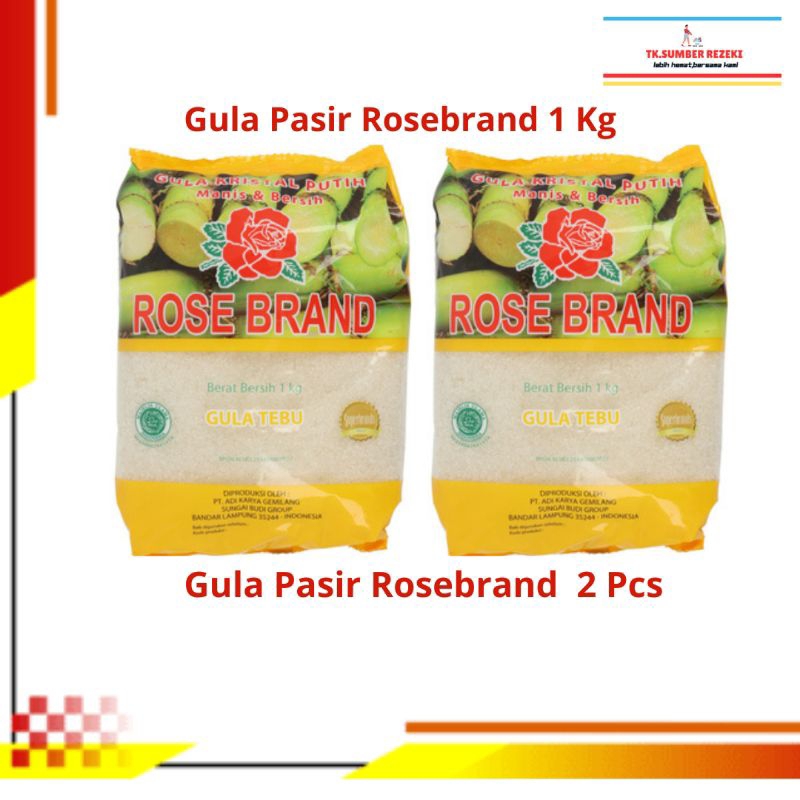 

[PAKET HEMAT ISI 2] Gula Pasir Rosebrand Gula Tebu 1 Kg PROMO MURAH/ Rosebrand Gula Pasir Gula Tebu 1 Kg PROMO MURAH