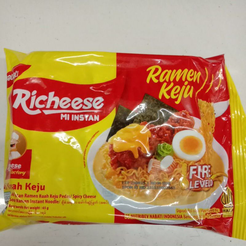 

Richeese Mi Ramen Keju Lvl 0 65gr