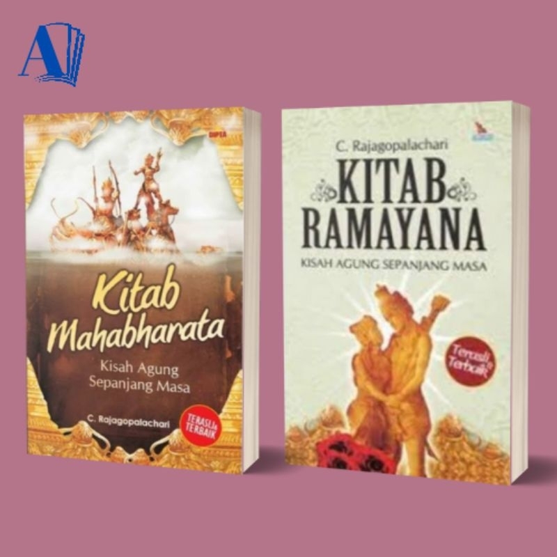 Paket Buku Mahabharata Ramayana/Kitab Mahabharata/Kitab Ramayana/Mahabharata/Ramayana/Kitab Epos