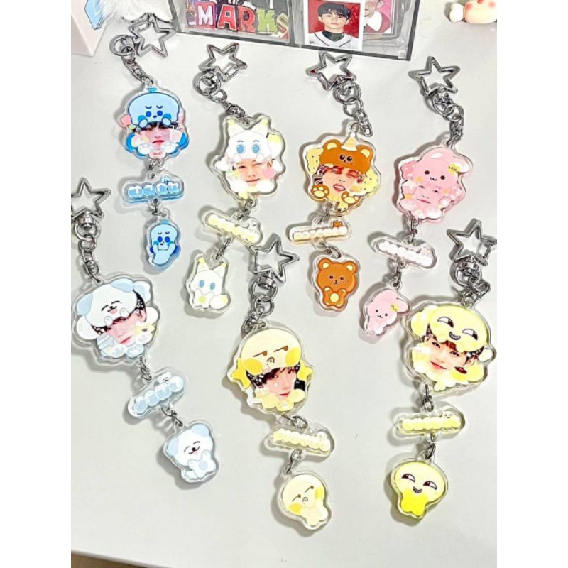 

[CANAYA] Fanmade Keyring Magnet Doll NCT DREAM | Mark Renjun Jeno Haechan Jaemin Chenle Jisung | Keychain