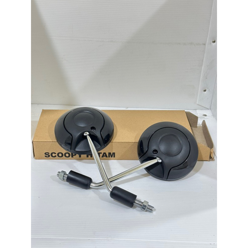 KACA SPION SCOOPY HITAM SEPION MOTOR HONDA KACA CEMBUNG ORIGINAL STANDAR