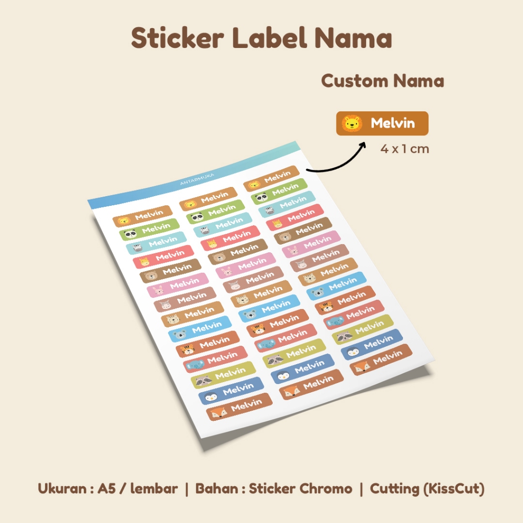 

Stiker Label Nama Anak Custom – Untuk Sekolah & Barang Pribadi