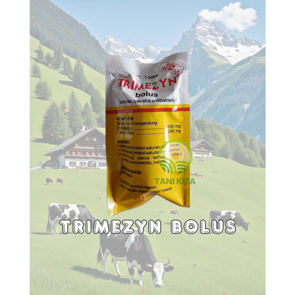 TRIMEZYN BOLUS OBAT PERNAPASAN