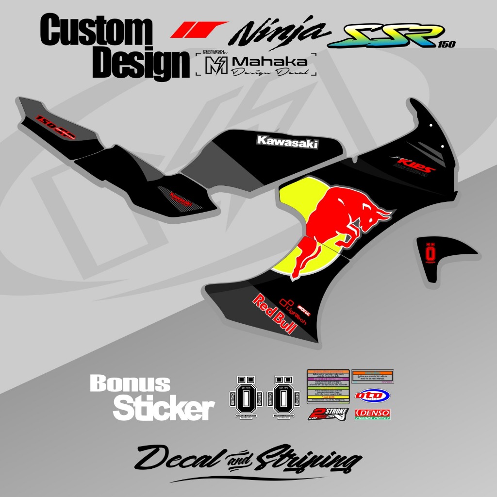 Striping Ninja SSR 150 Red Bull