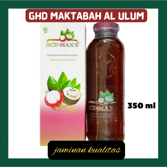 

ace-max's 350ml 100% ORIGINAL kulit manggis dan buah sirsak ace max ace maxs