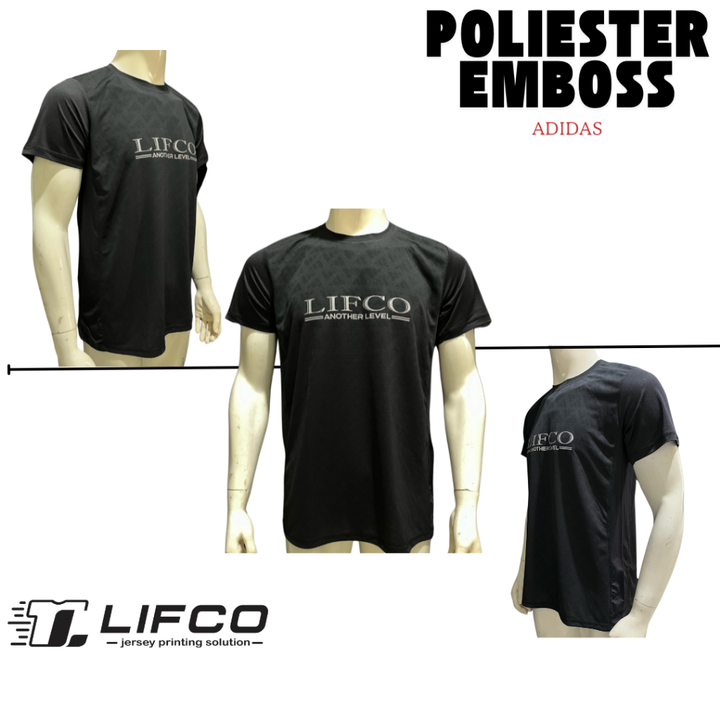 READY STOCK JERSEY ORIGINAL LIFCO SANTAI POLIESTER EMBOS 4D1D4S ( JERSEY SANTAI / JERSEY RUNNING )
