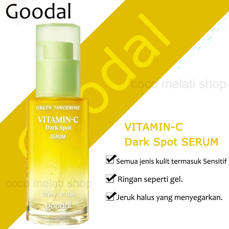 Goodal Green Tangerine Vitamin C Serum 40ml /Goodal Vi C Serum Dark Spot Treatment for Sensitive Ski