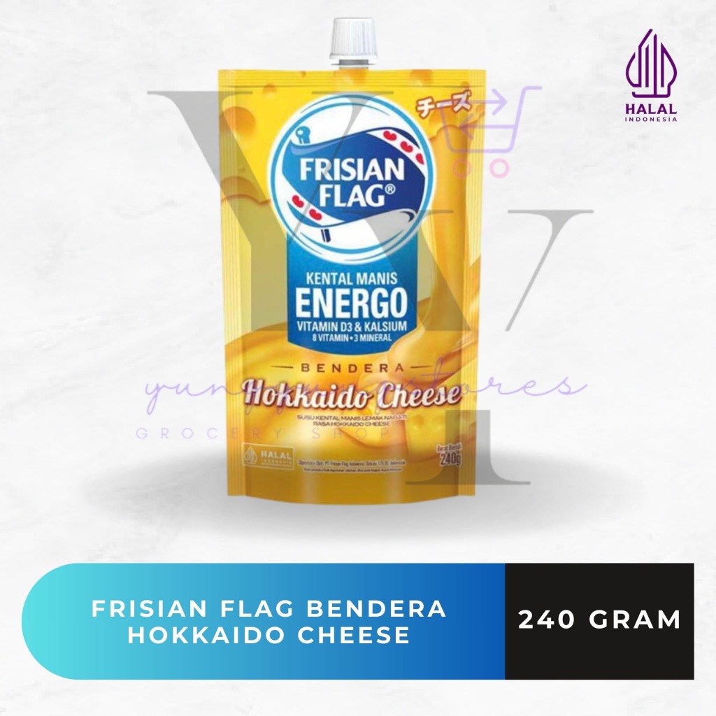 

Frisian Flag Susu Bendera Kental Manis Hokkaido Cheese 240 gram