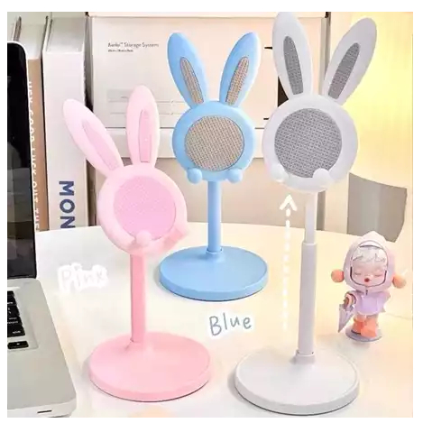 JM Holder HP kelinci Stand HP motif Kelinci Phone Holder Stand Berdiri Bentuk Kelinci