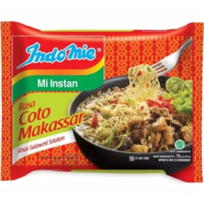 

indomie rasa coto makassar 1 biji