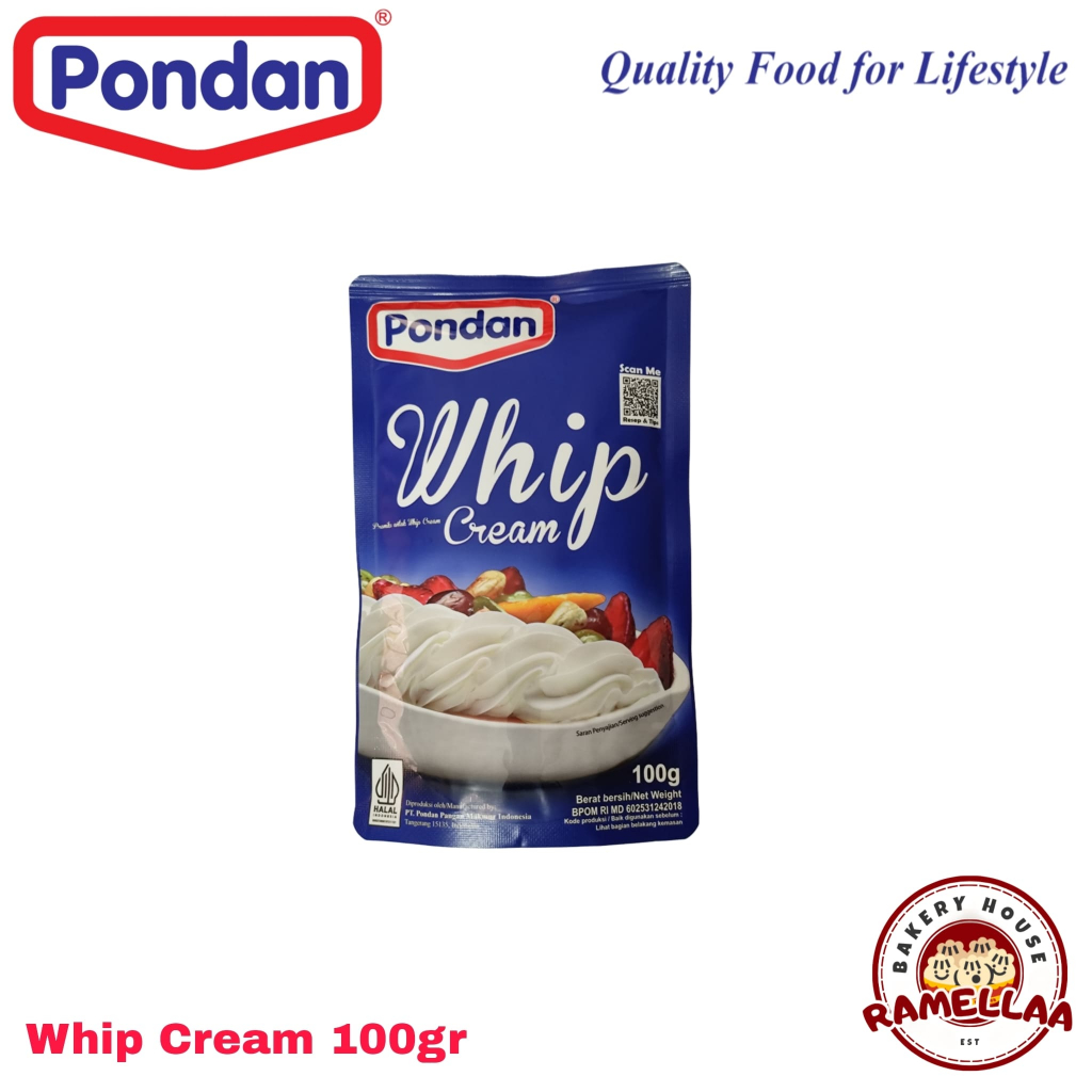 

Pondan Whip Cream 100gr