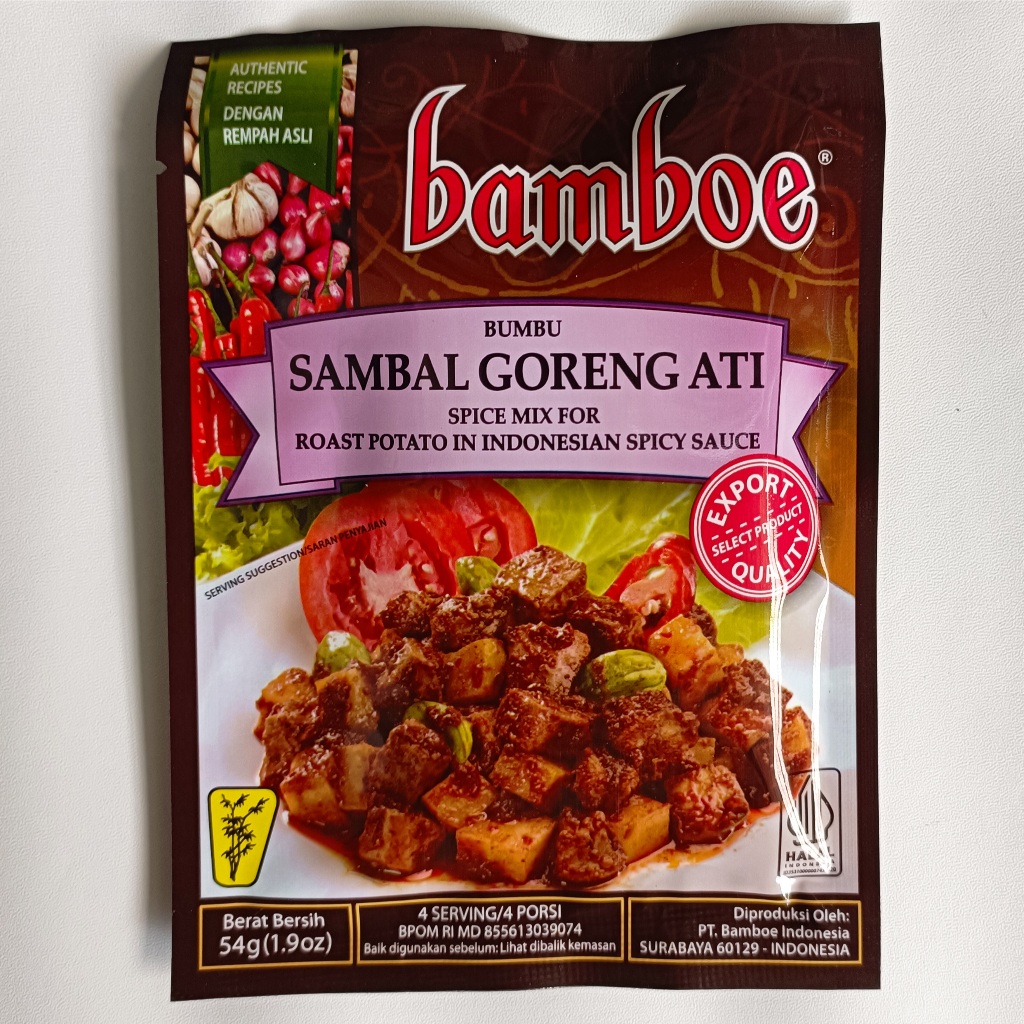 

Bamboe Bumbu Sambal Goreng Ati (Bumbu Instan)