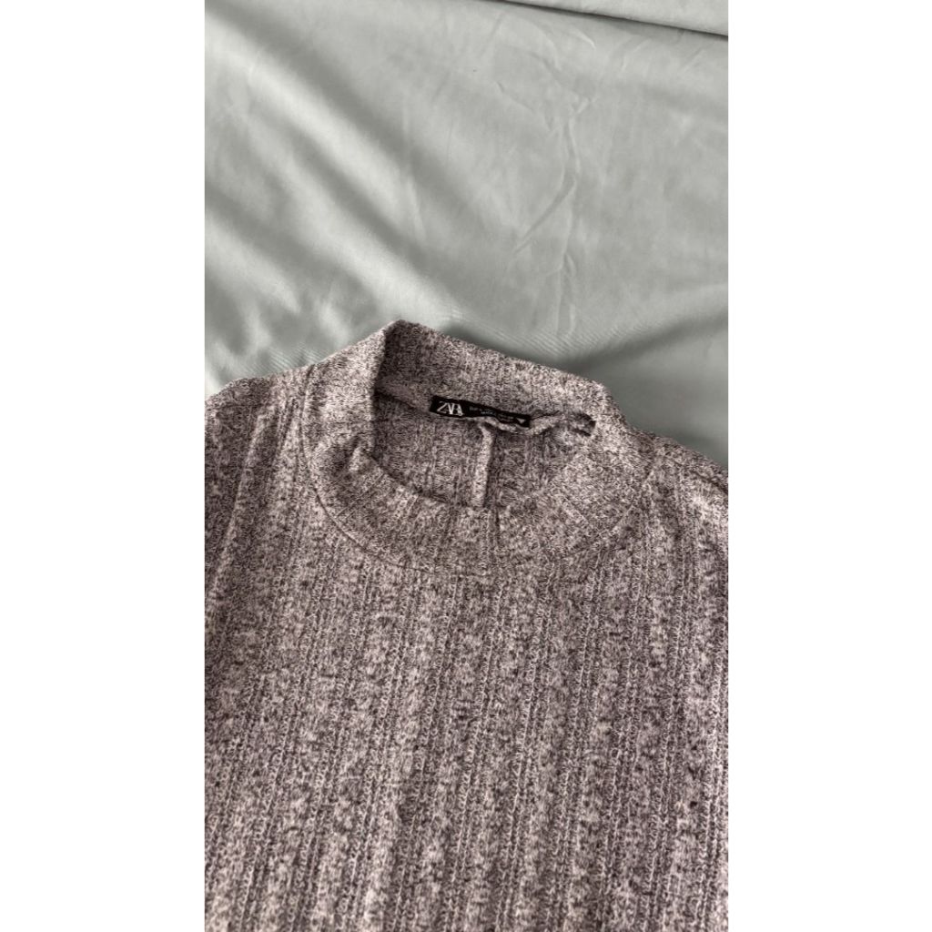 ZARA Lounge Knit Long Dress (Preloved)