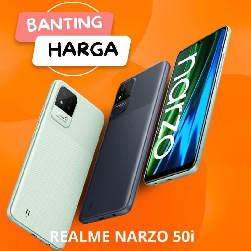[ BANTING HARGA ] HP REALME NARZO 50i 4/64