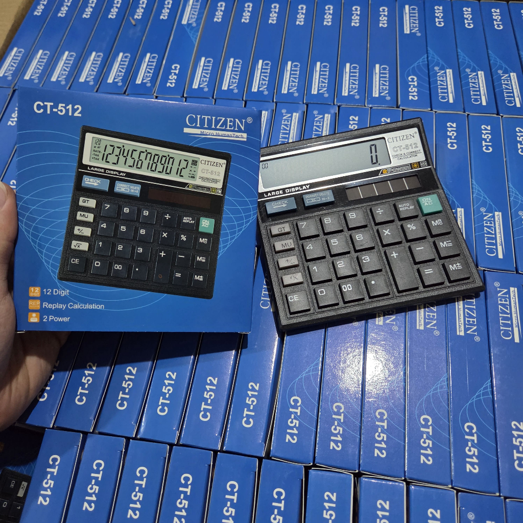 

RB CITIZEN CT 512 Kalkulator 12 Digit Calculator Murah - Kalkulator Kantor Kalkulator Dagang -