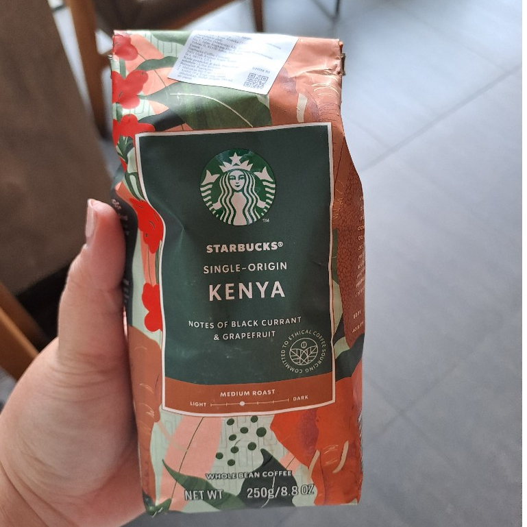 

Whole Bean Original Starbucks Medium Roast 250gram_Kenya