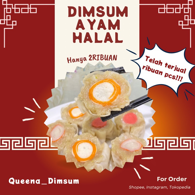 

Dimsum ayam frozen (isi 7)