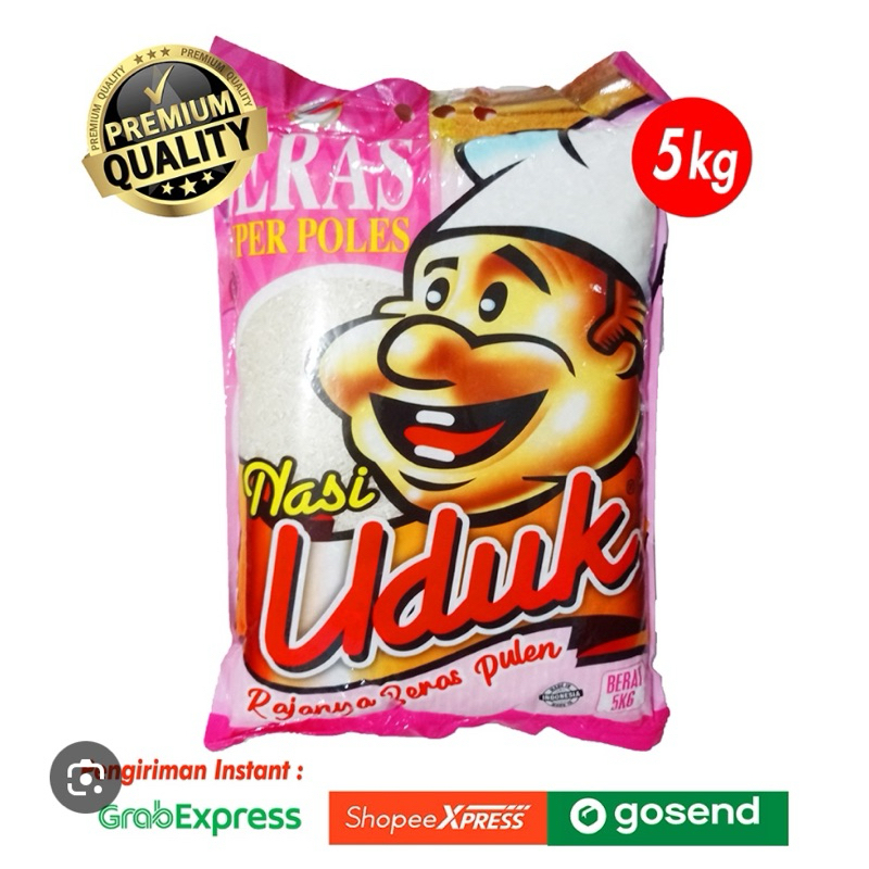 

Beras Uduk 5kg – Pulen dan Wangi Alami, Tanpa Pewangi, Pemutih & Pengawet, untuk Nasi Uduk & Harian