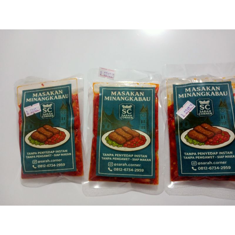 

baby cumi asin balado, ready to eat